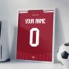 Al Ahly SC 25/26 Customizable Kit - Framed Football Poster