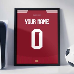 Al Ahly SC 25/26 Customizable Kit - Framed Football Poster