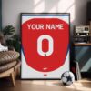 Arsenal 24/25 Customizable - Framed Football Poster
