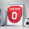 Arsenal 24/25 Customizable - Framed Football Poster