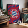 Bayern Munich Logo - Framed Football Poster