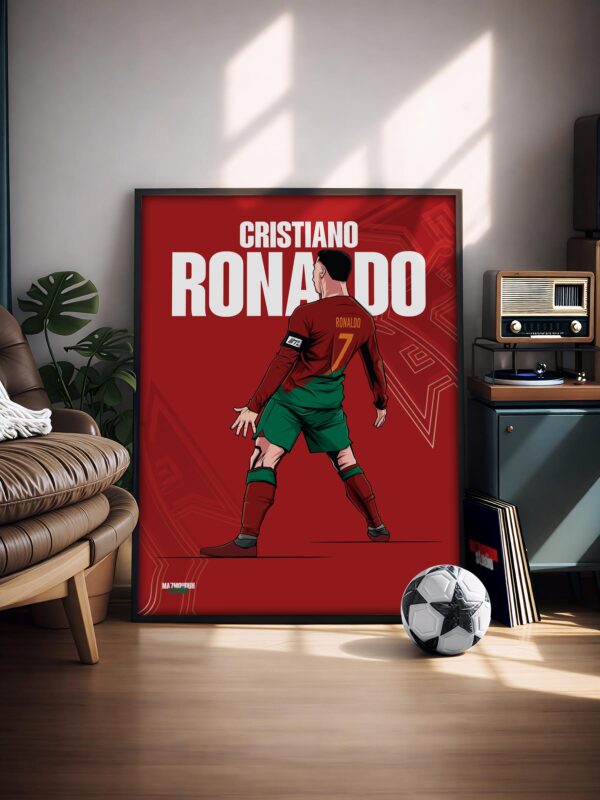 Cristiano Ronaldo - Framed Football Poster