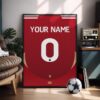 Manchester United Customizable Kit - Framed Football Poster