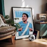 Omar Marmoush – Framed Football Poster