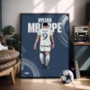 Kylian Mbappe - Framed Football Poster