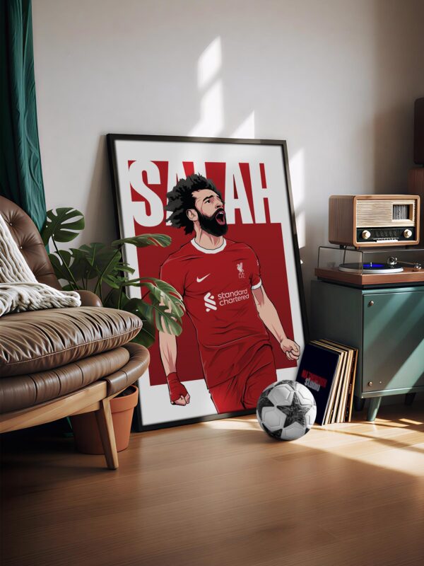 Mohamed Salah Poster & Frame In Egypt Main