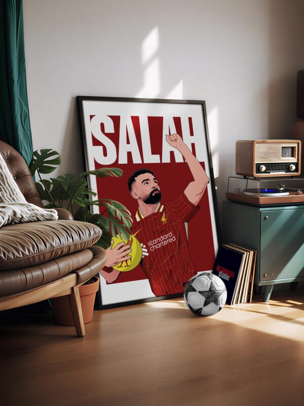 Mo Salah Poster & Frame In Egypt Main