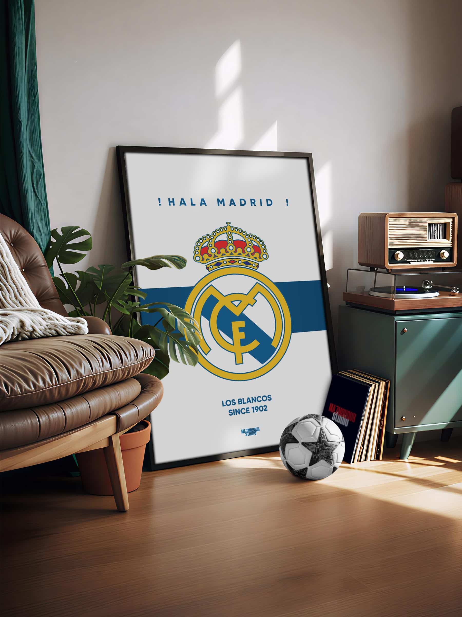 Real Madrid Logo Poster & Frame Egypt