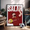 Mohamed Salah 24/25 - Framed Football Poster