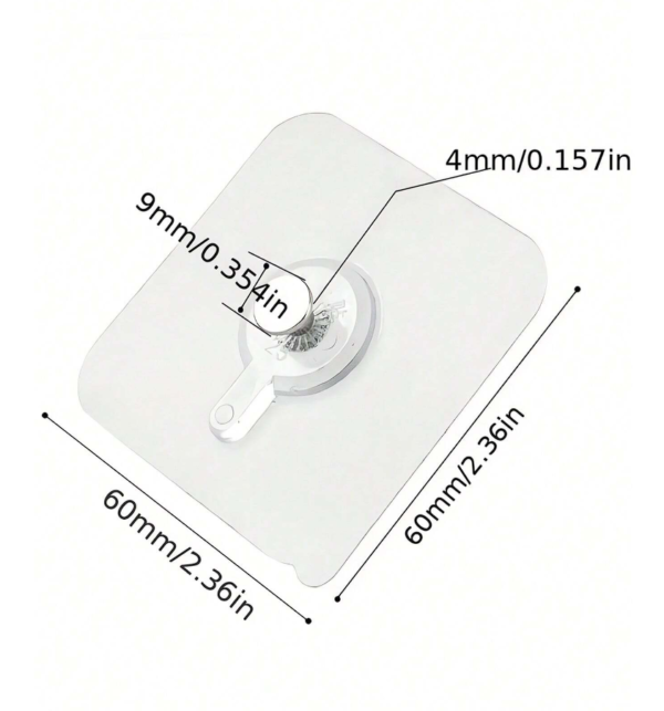 Adhesive Reusable Heavy Duty Wall Hanger for your frame.