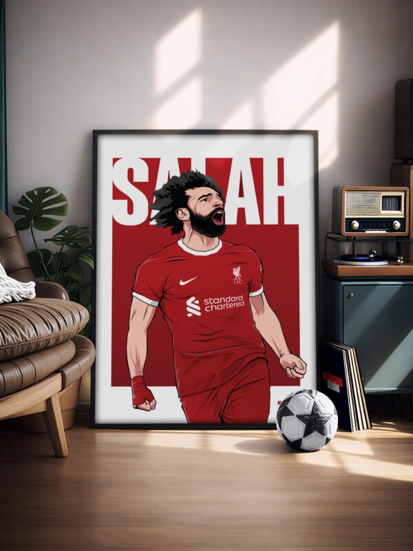 Mohamed Salah – Framed Football Poster