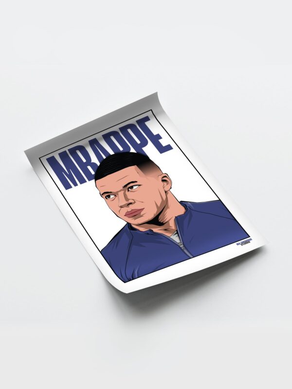 Kylian Mbappé – Framed Football Poster