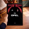 AC Milan Retro Kit - Framed Football Poster