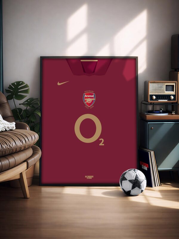Arsenal Retro Kit - Framed Football Poster