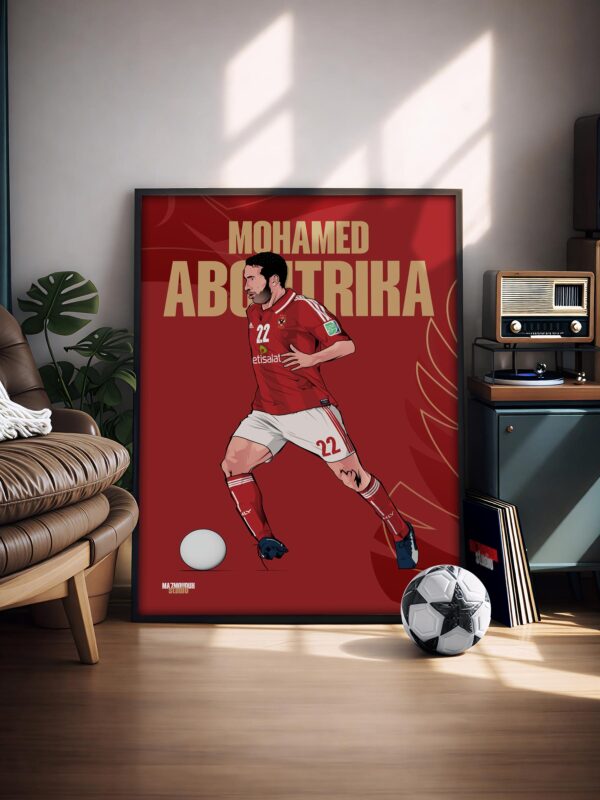 Mohamed Aboutrika - Framed Football Poster