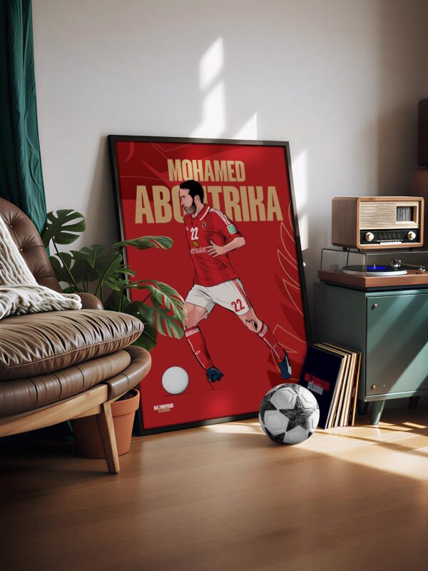 Mohamed Aboutrika - Framed Football Poster