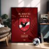 Al Ahly SC Logo - Framed Football Poster