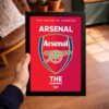 Arsenal FC Logo - Framed Football Poster