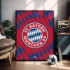 Bayern Munich Logo - Framed Football Poster