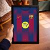 FC Barcelona Kit - Framed Football Poster