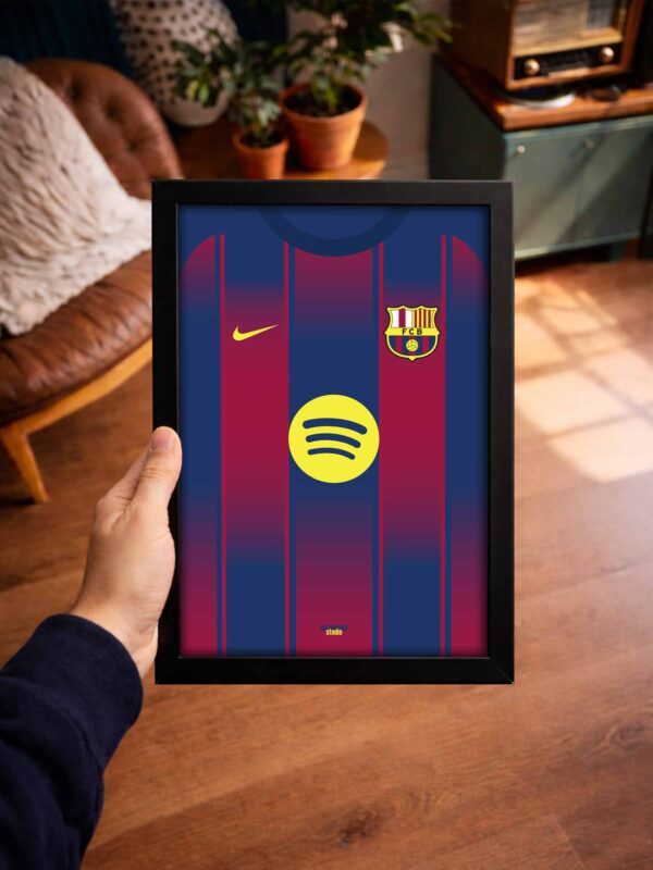 FC Barcelona Kit - Framed Football Poster