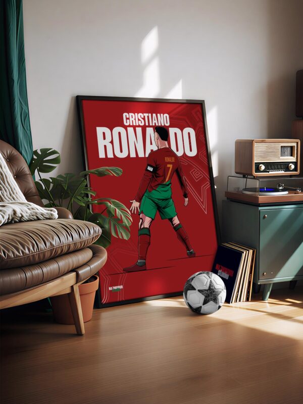 Cristiano Ronaldo - Framed Football Poster