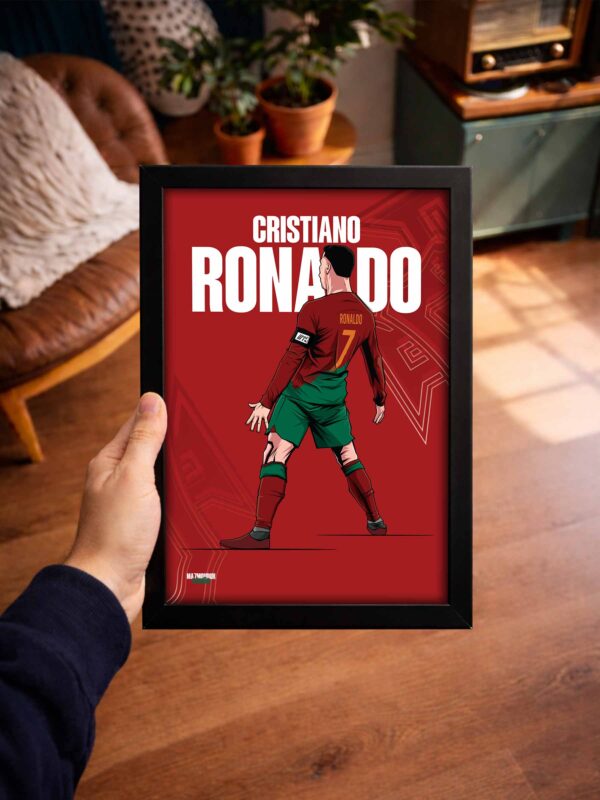 Cristiano Ronaldo - Framed Football Poster