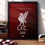 Liverpool FC Logo - Framed Football Poster
