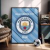 Manchester City Logo Framed Poster
