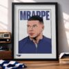 Kylian Mbappé – Framed Football Poster