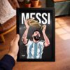 Leo Messi World Cup - Framed Football Poster