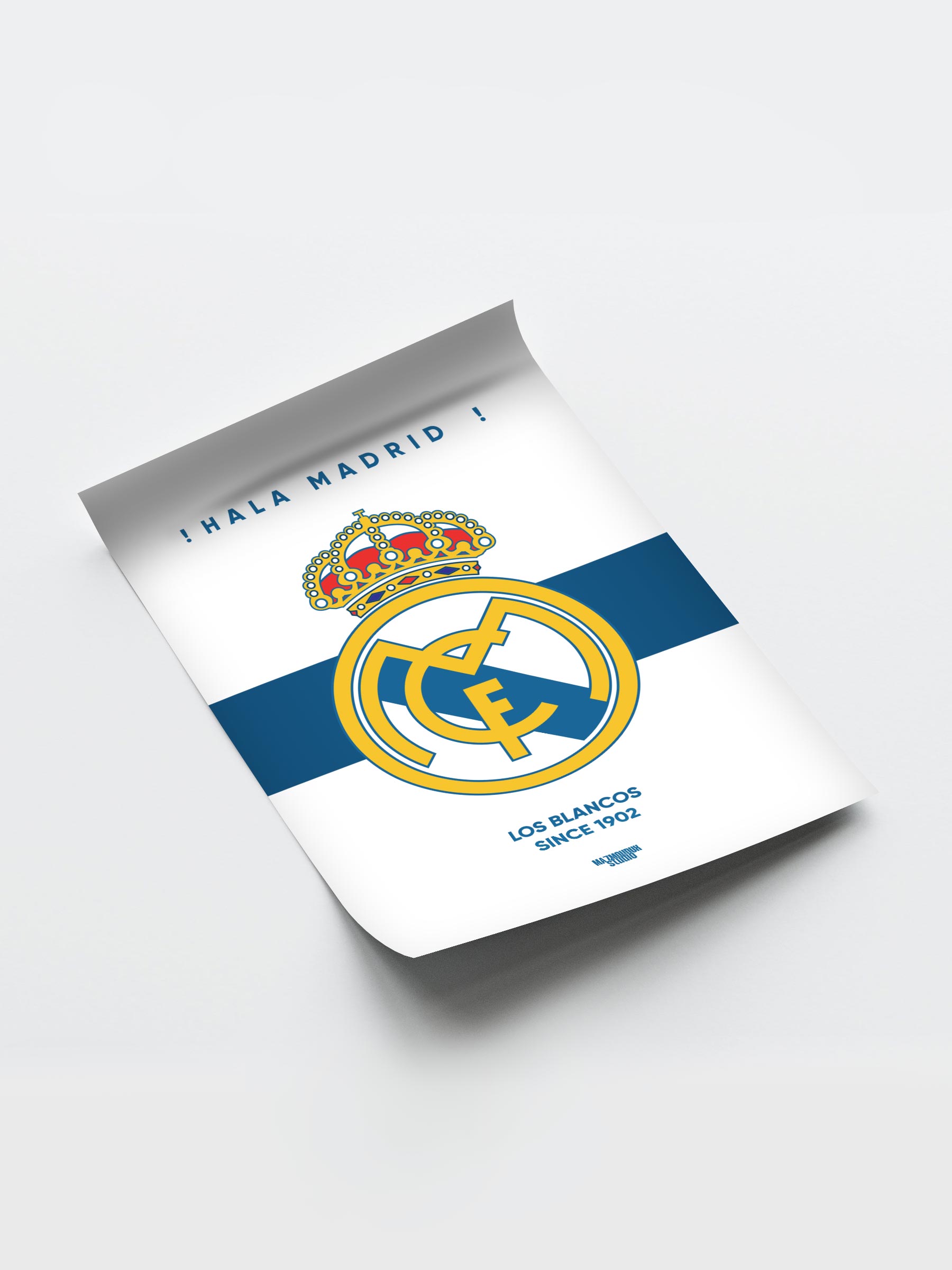 Real Madrid Logo - Framed Football Poster - Image 4