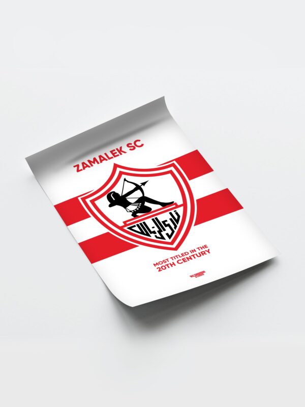 Zamalek SC Logo - Framed Football Poster