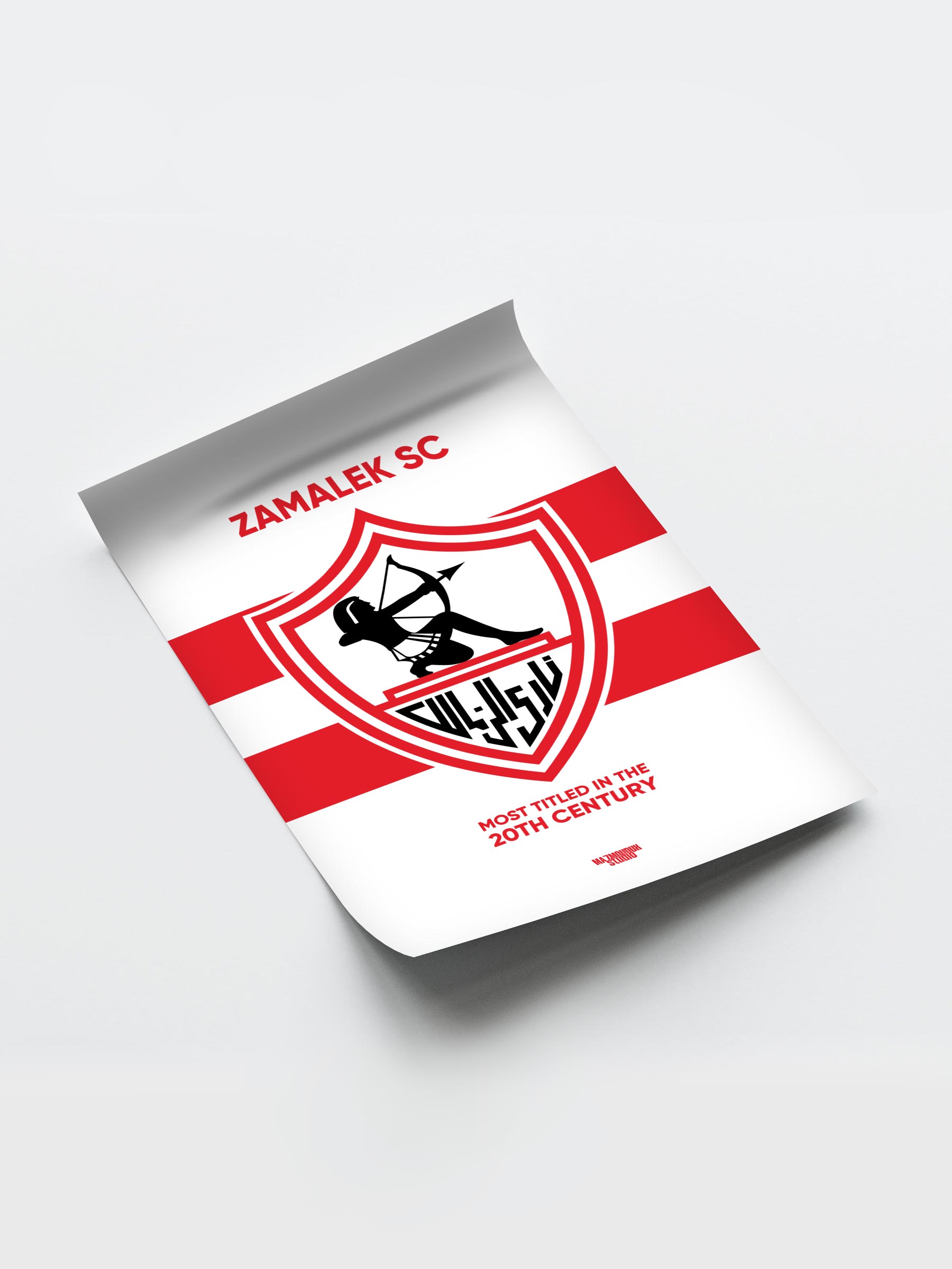 Zamalek SC Logo - Framed Football Poster - Image 4