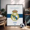 Real Madrid Logo - Framed Football Poster