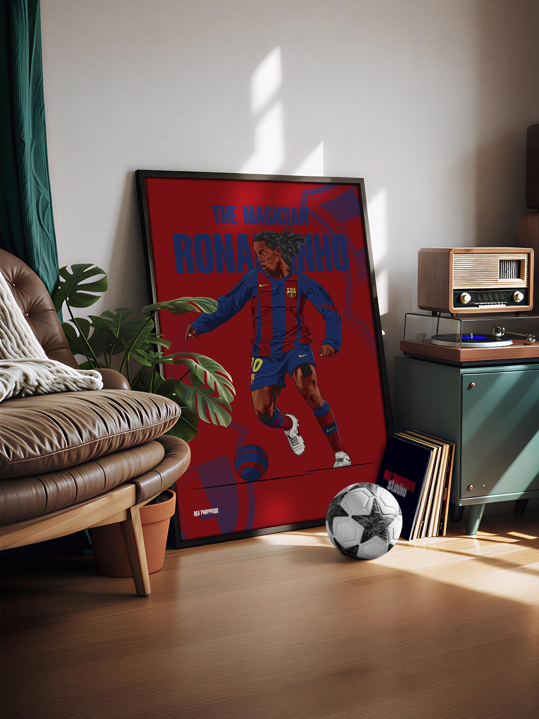 Ronaldinho Poster & Frame Egypt