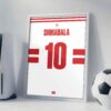 Shikabala Jersey - Framed Football Poster