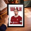 Virgil Van Dijk – Framed Football Poster
