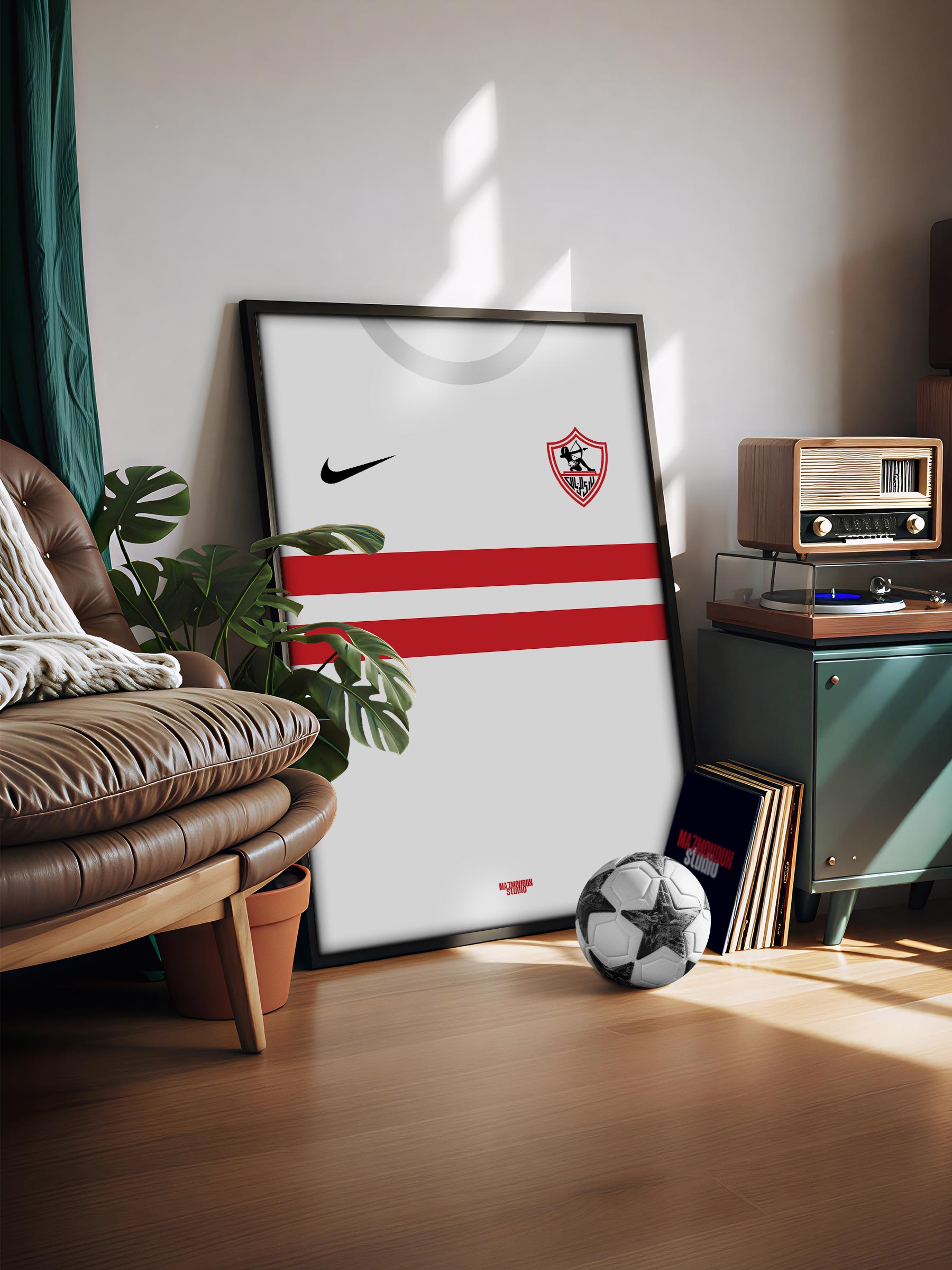 Zamalek SC 25/26 - Framed Football Poster - Image 3