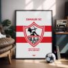Zamalek SC Logo - Framed Football Poster