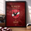 Al Ahly SC Logo - Framed Football Poster