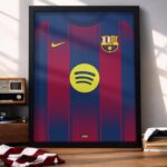 FC Barcelona Kit - Framed Football Poster