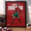 Cristiano Ronaldo - Framed Football Poster