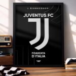Juventus FC Logo - Framed Football Poster
