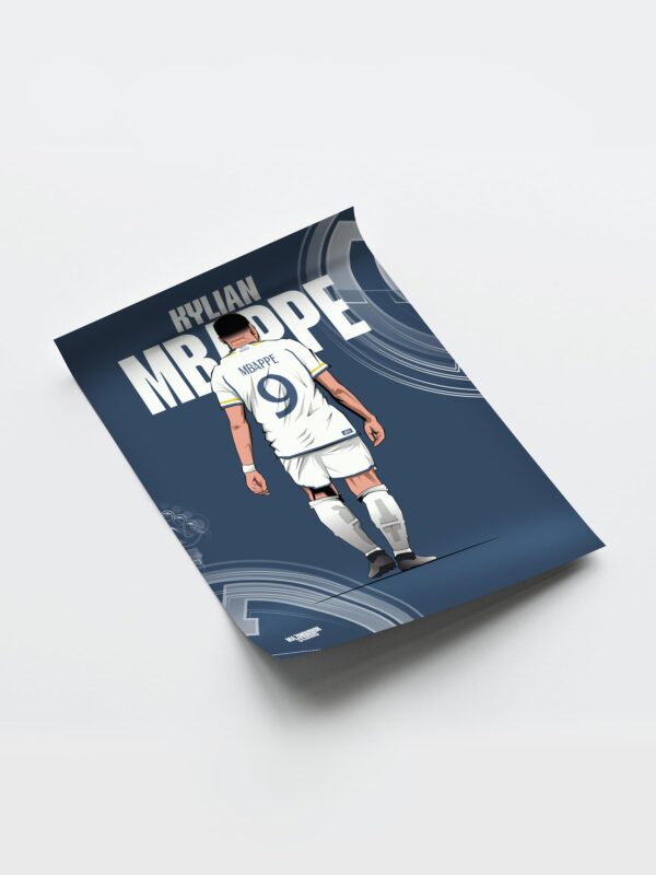 Kylian Mbappe - Framed Football Poster