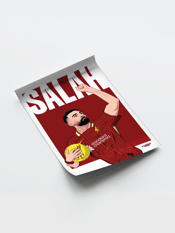 Mohamed Salah 24/25 - Framed Football Poster