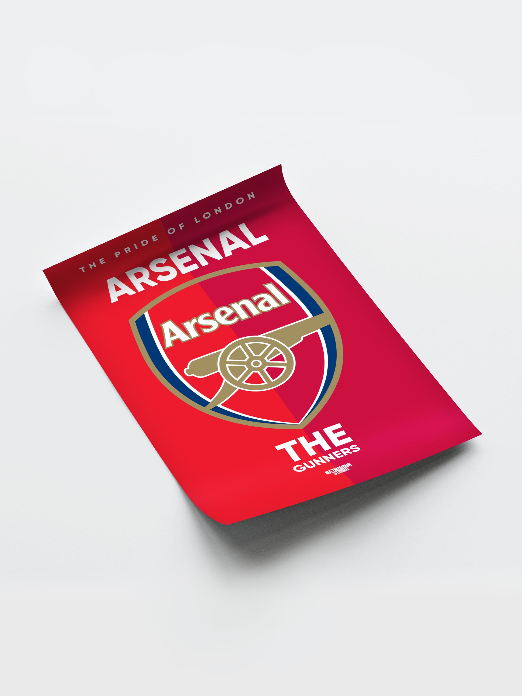 Arsenal FC Logo - Framed Football Poster - Image 5