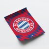Bayern Munich Logo - Framed Football Poster