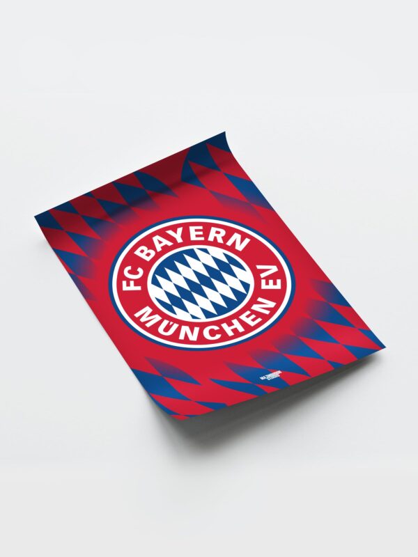 Bayern Munich Logo - Framed Football Poster