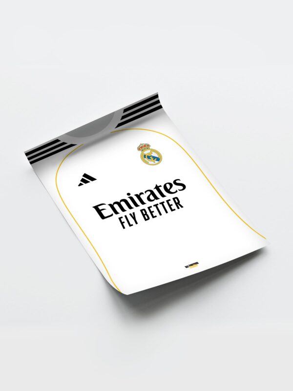 Real Madrid 25/26 Kit - Framed Football Poster